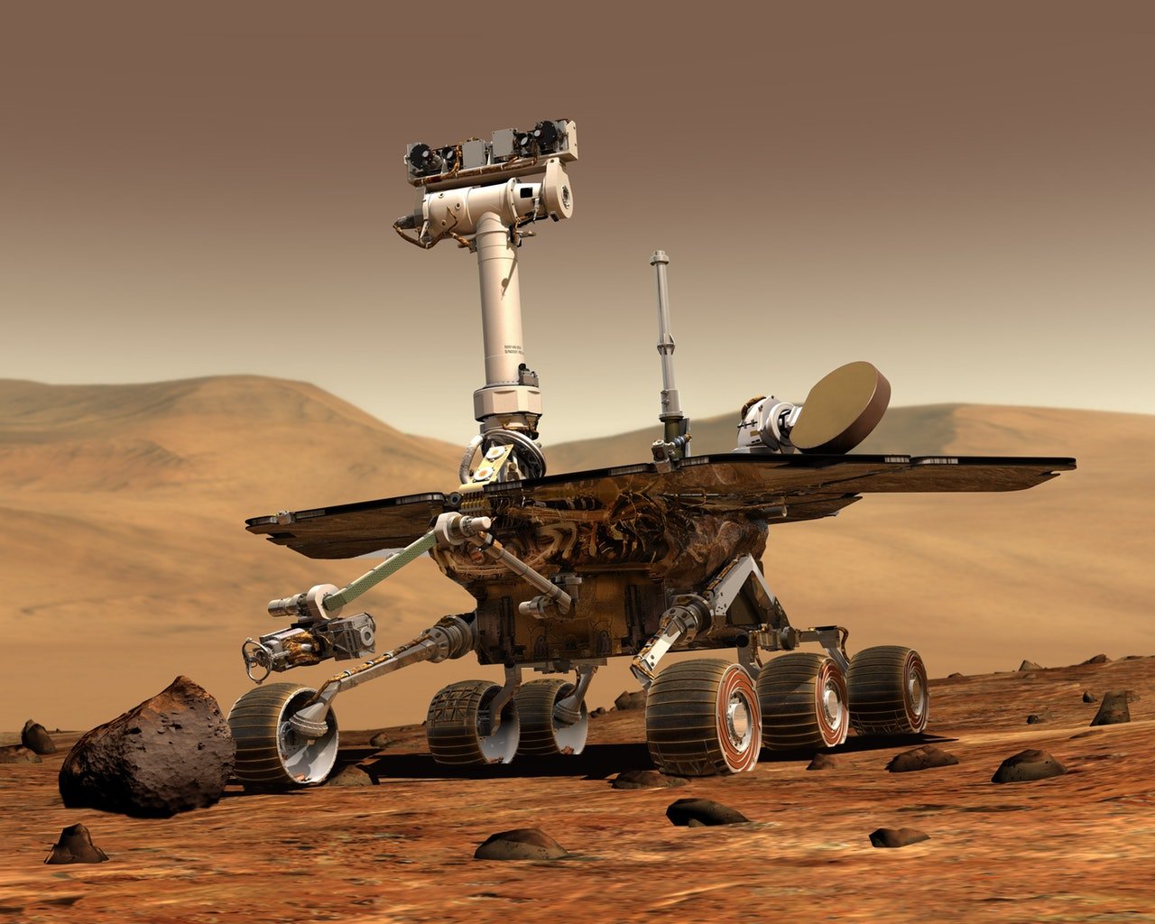mars mars rover space travel robot 73910