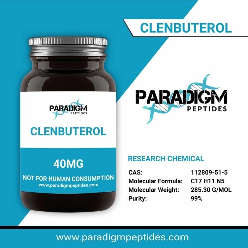 Clenbuterol Research Chemicals 40mg